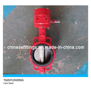 Hand Wheel Stainless Steel Disc Wafer Cast Steel Butterfly Valve